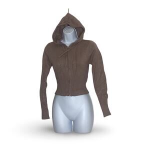 Orange Kiss Zip Up Hoodie